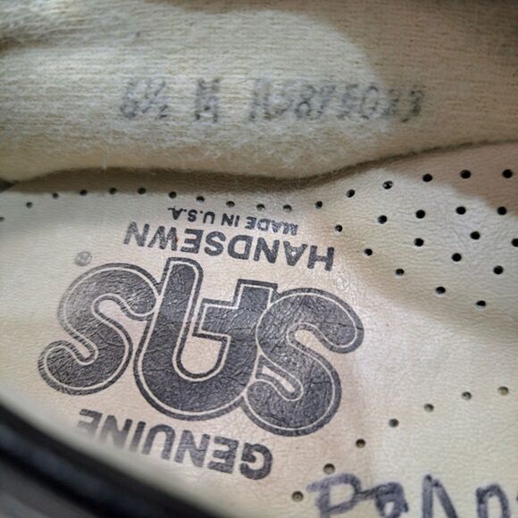 Sas Penny Loafers. Black Leather Slip On Flats Women's Loafer Size 6.5 M - Picture 10 of 10